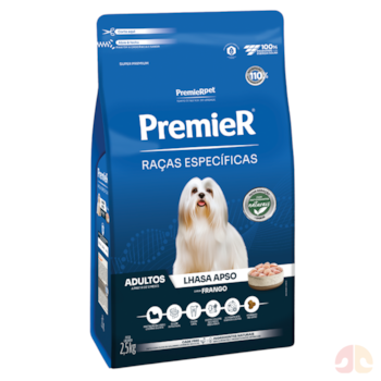 Ração PremieR Raças Específicas Lhasa Apso Adultos Sabor Frango 2,5kg - Imagem principal