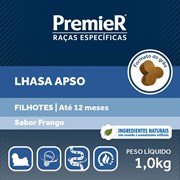 Ração PremieR Raças Especificas lhasa apso filhotes frango 1,0kg