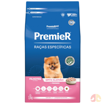 Ração PremieR Raças Específicas Spitz Alemão Filhotes Sabor Frango 1,0kg - Imagem principal