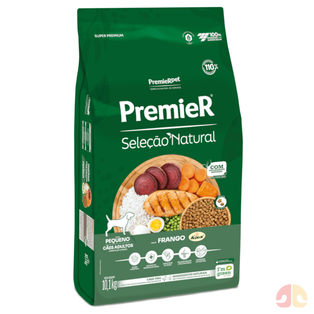 Ração PremieR Seleção Natural Cães Adultos de Porte Pequeno Sabor