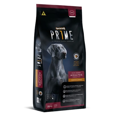 Ração Prime Special Dog para Cachorros Adultos de Raças Grandes com 20kg