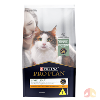 Ração Pro Plan Redução Alérgenos Live Clear 3 kg para Gatos Adultos - Imagem principal