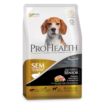 Ração ProHealth Sênior para Cães Raças Pequenas Sabor Frango, Erva-Doce e Maracujá 1kg - Imagem principal