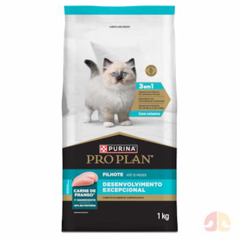 Ração Purina Pro Plan Desenvolvimento Exepcional para Gatos Filhotes Sabor Frango 1kg - Imagem principal