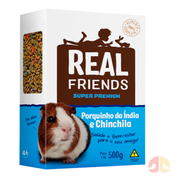 Ração Real Friends Zootekna para Porquinho da Índia e Chinchila 500g - Imagem principal