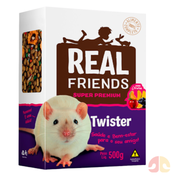 Ração Real Friends Zootekna para Twister com Frutas 500g - Imagem principal