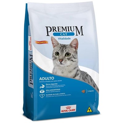 Ração Royal Canin Cat Premium Gatos Adultos Vitalidade 1,0kg
