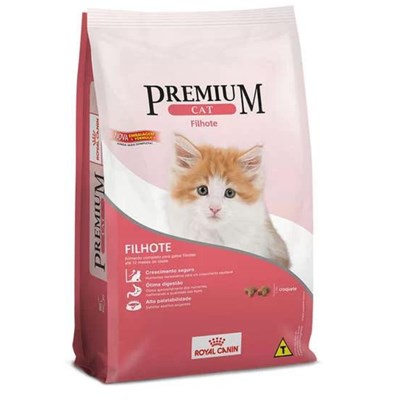 Produto Ração Royal Canin Cat Premium Gatos Filhotes 10,1kg