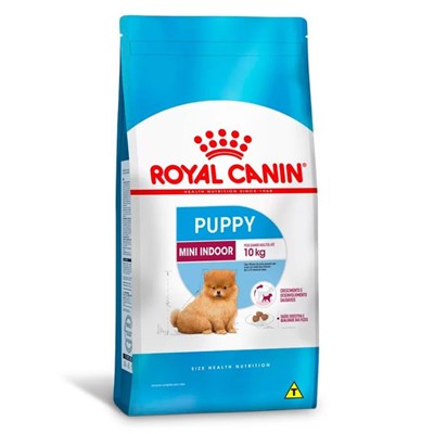 Ração Royal Canin Indoor Puppy para Cães Filhotes Mini de Ambientes Internos 7,5kg