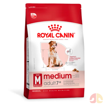 Ração Royal Canin Medium Adult 7+ para Cães Adultos com Mais de 7 anos De Raças Médias 12kg - Imagem principal