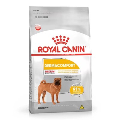 Ração Royal Canin Medium Dermaconfort Cachorros Adultos Raças Médias 2,5kg