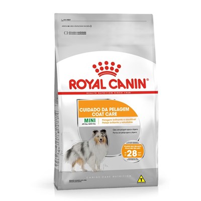 Ração Royal Canin Mini Cuidado da Pelagem Coat Care para Cães Adultos de Porte Pequeno 2,5kg