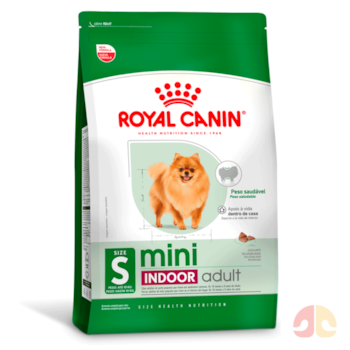 Ração Royal Canin Mini Indoor Adult para Cães Adultos Mini de Ambientes Internos 7,5kg - Imagem principal