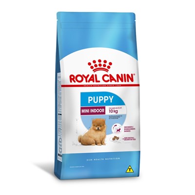 Ração Royal Canin Mini Indoor Puppy para Cachorros Filhotes Mini de Ambientes Internos 1,0kg