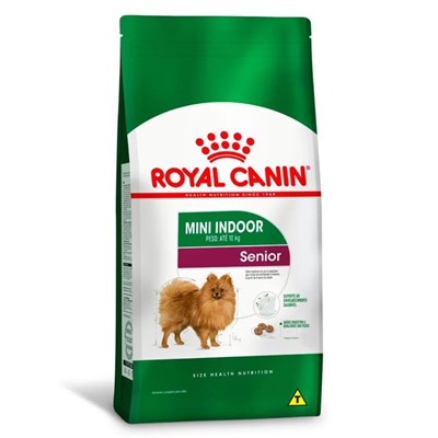 Produto Ração Royal Canin Mini Indoor Sênior para Cachorros Idosos Mini de Ambientes Internos 1,0kg