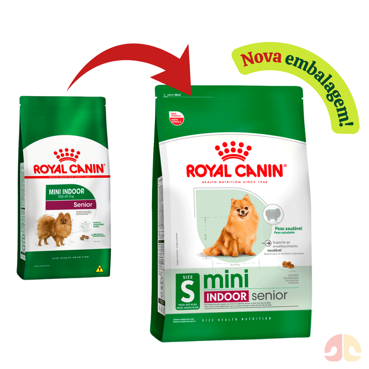 Ração Royal Canin Mini Indoor Adult para Cães Adultos Mini de