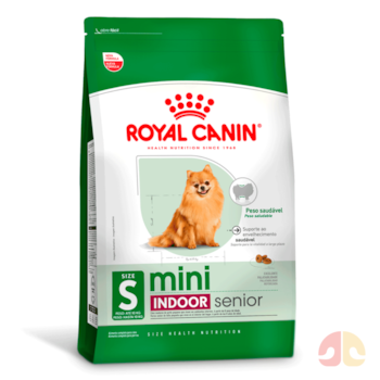Ração Royal Canin Mini Indoor Sênior para Cães Idosos Mini de Ambientes Internos 1kg - Imagem principal