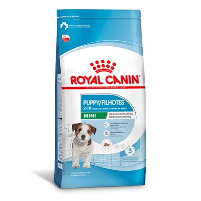 Produto Ração Royal Canin Mini Puppy para Cachorros Filhotes Mini 2,5kg