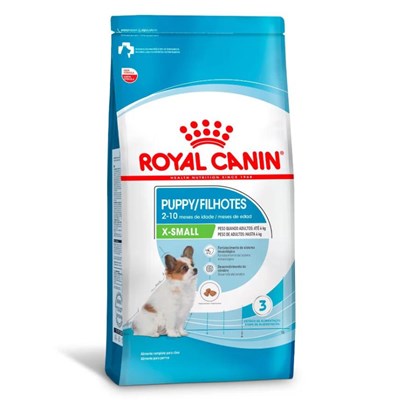 Produto Ração Royal Canin Puppy X-Small para Cães Filhotes de Porte Mini 2,5kg