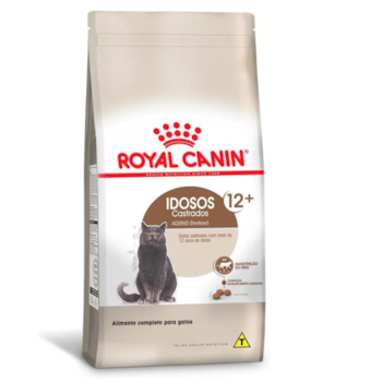 Ração Royal Canin Sterilised 12+ para Gatos Idosos Castrados Acima de 12 Anos 4 kg - Imagem principal