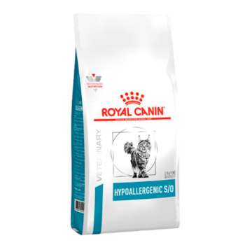 Ração Royal Canin Veterinary Diet Hipoalergênica para Gatos Adultos 400gr - Imagem principal
