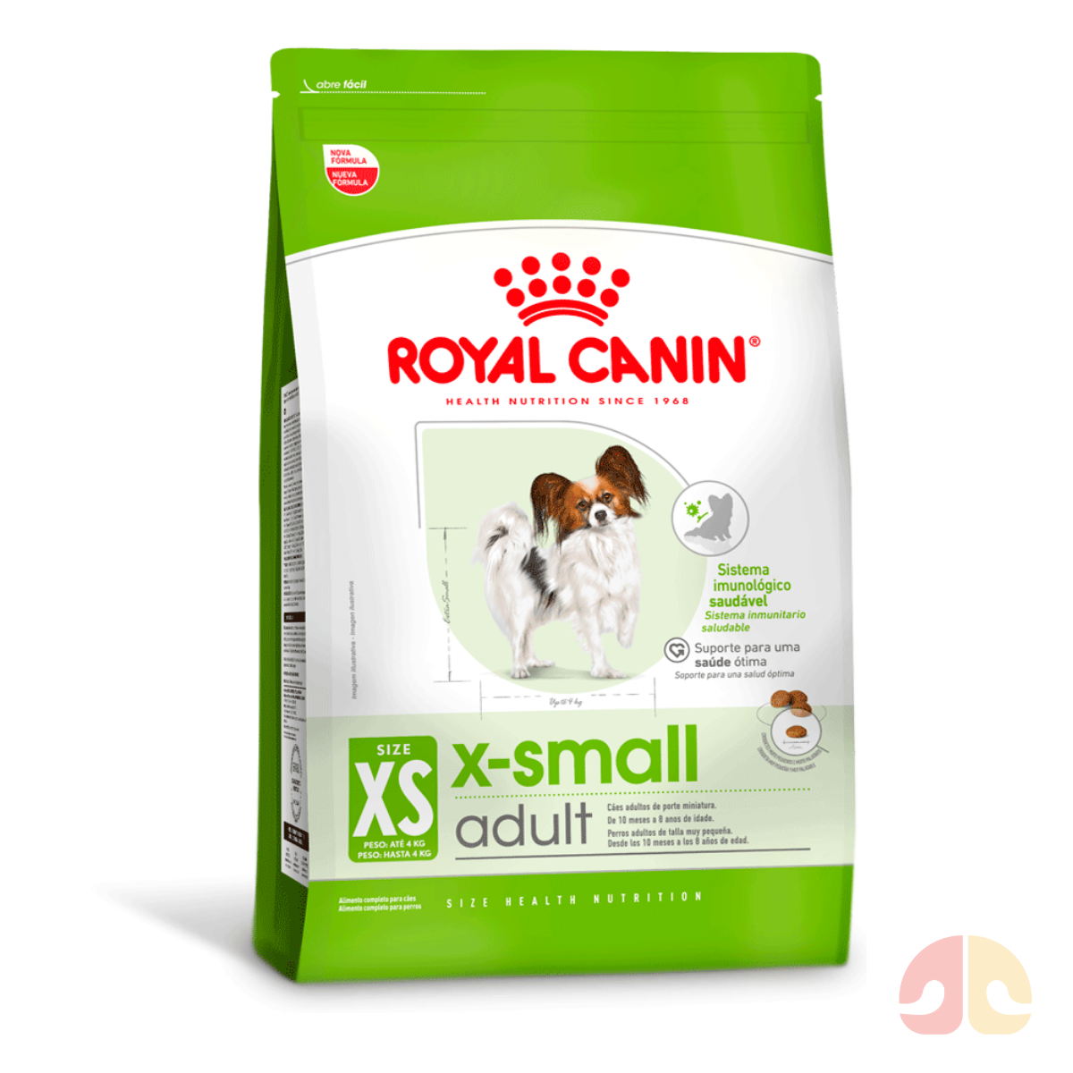 Ração Royal Canin X-Small Adult para Cães Adultos de Porte Mini 2,5kg