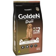 Ração Seca Golden Duii para Cachorro Adultos Sabor Frango e Carne 10,1kg
