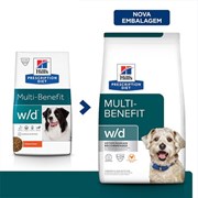 Ração Seca Hill´s Prescription Diet w/d Multi Benefit para Cachorros Adultos 3,8kg