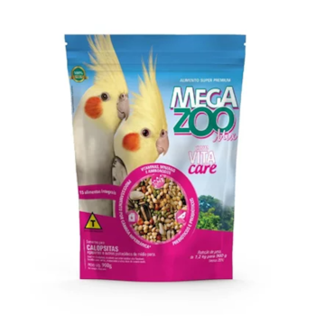 Ração Seca Megazoo Mix para Calopsitas 900gr - Imagem principal