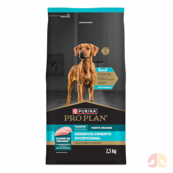 Ração Seca Purina Pro Plan Desenvolvimento Excepcional Sabor Frango para Cães Filhotes Porte Grande 2,5 kg - Imagem principal