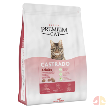 Ração Seca Royal Canin Super Premium Cat Para Gatos Adultos Castrados 1kg - Imagem principal