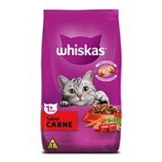 Ração Seca Whiskas Para Gatos Adultos Sabor Carne 10,1kg