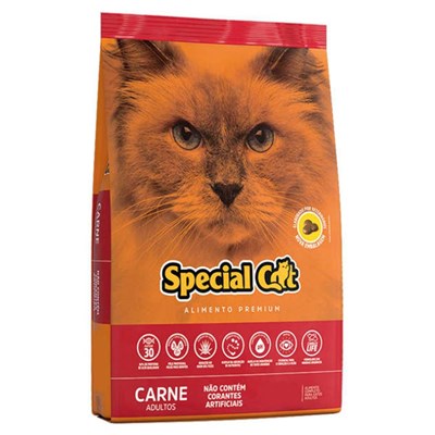 Ração Special Cat Gatos Adultos 1kg sabor Carne