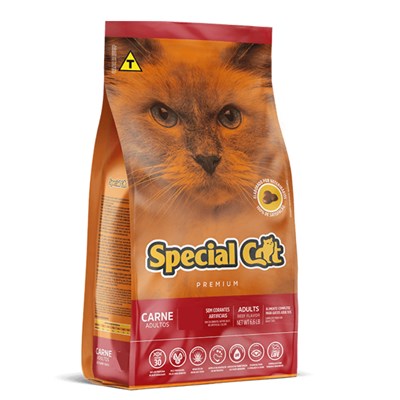 Produto Ração Special Cat Gatos Adultos Carne 10,1 kg