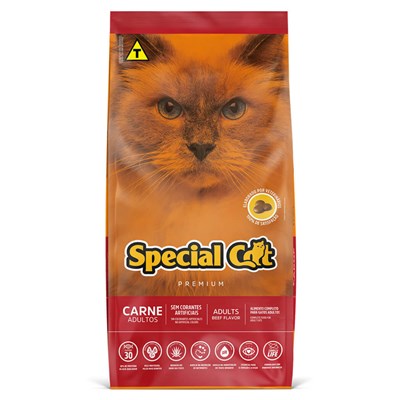 Produto Ração Special Cat Gatos Adultos Carne 3 kg