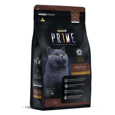Produto Ração Special Cat Prime Para Gatos Adultos Frango e Arroz 1,0kg