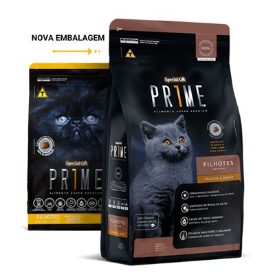 Ração Special Cat Prime Para Gatos Filhotes Frango e Arroz 1,0kg