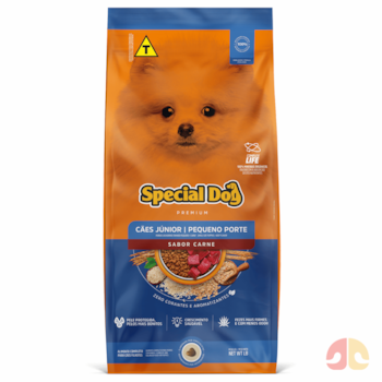 Ração Special Dog Junior Para Cães Filhotes de Pequeno Porte Sabor Carne 10,1kg - Imagem principal