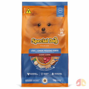 Ração Special Dog Junior Para Cães Filhotes de Pequeno Porte Sabor Carne 1kg - Imagem principal