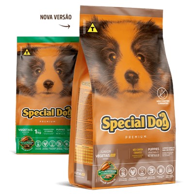 Ração Special Dog Junior Pro Vegetais para Cachorros Filhotes com 10,1 Kg