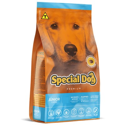 Ração Special Dog Para Cães Filhotes sabor Carne 10,1 Kg