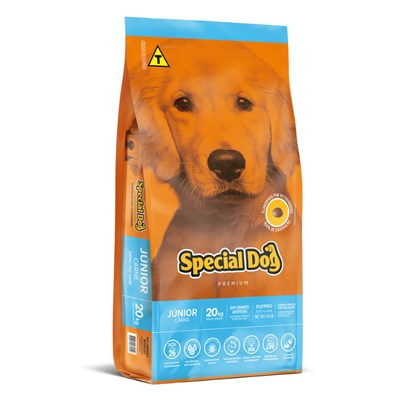 Ração Special Dog Para Cães Filhotes sabor Carne 20 Kg
