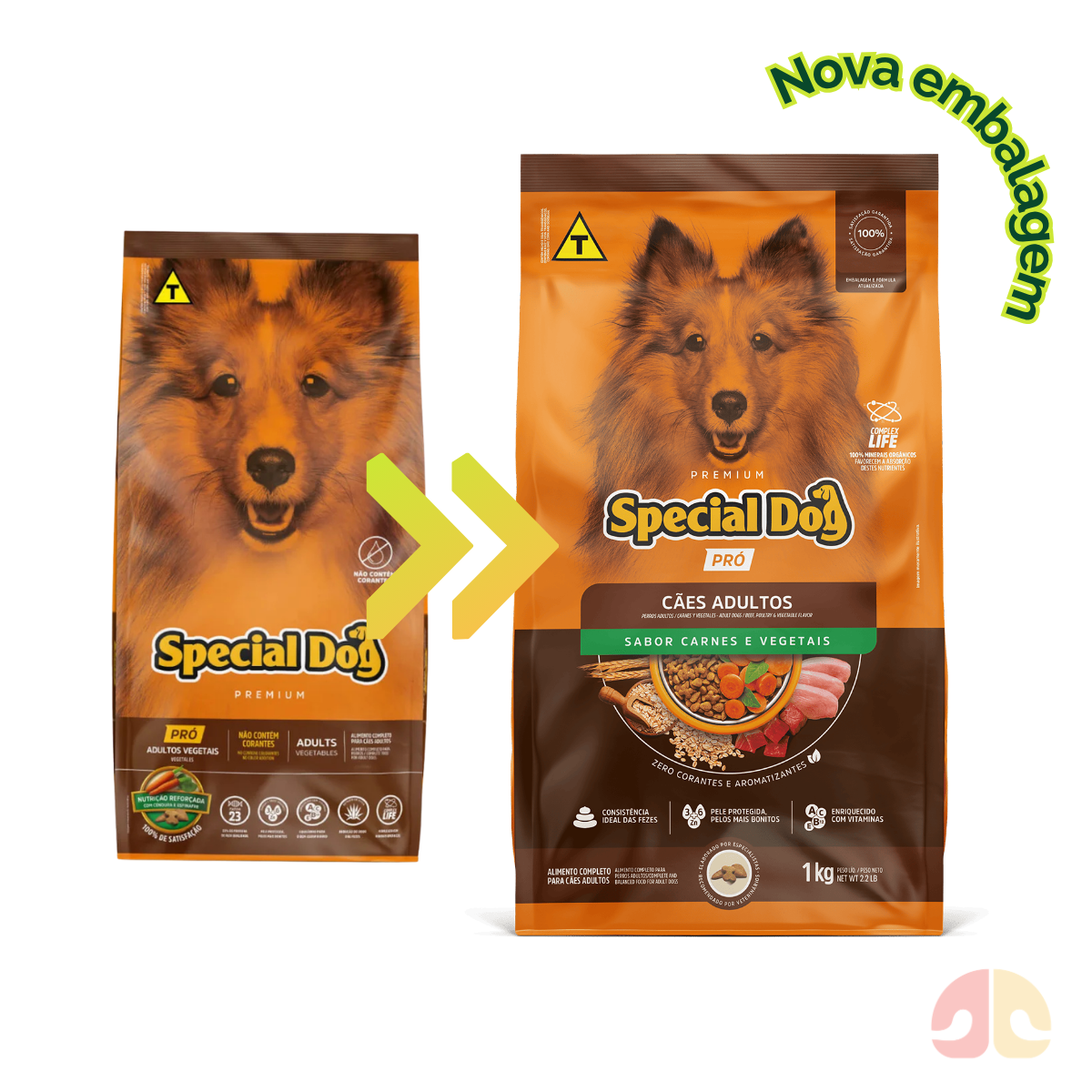 Ração Special Dog Pro Vegetais para Cães Adultos 20 kg