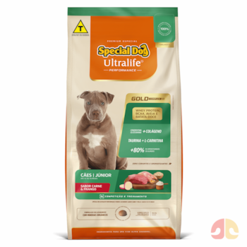 Ração Special Dog Ultralife Performance Junior para Cães Filhote Carne e Frango 15kg - Imagem principal