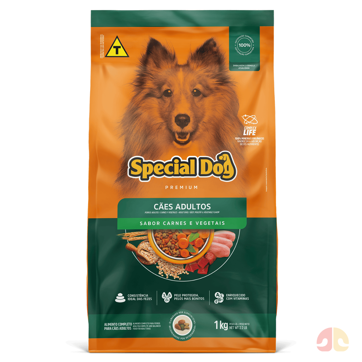 Ração Special Dog Vegetais Para Cachorros Adultos 15 Kg