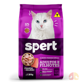 Ração Spert Gatos Adultos 1 kg Frango e Salmão - Imagem principal