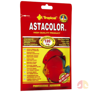 Ração Tropical Astacolor Sachê Realça Cores 12gr para Peixes - Imagem principal