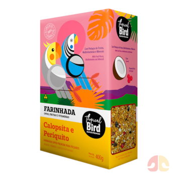 Ração Tropical Bird Extrusada Zootekna 400g Farinhada para Calopsita e Periquito - Imagem principal