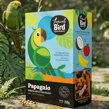 Ração Tropical Bird Zootekna 350g para Papagaios - Imagem principal