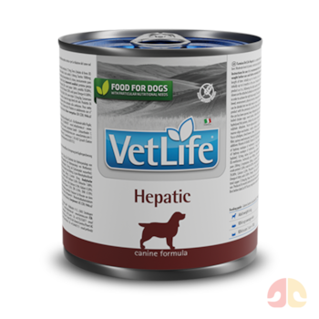 Ração Úmida Coadjuvante Vet Life Hepatic 300gr para Cães - Imagem principal